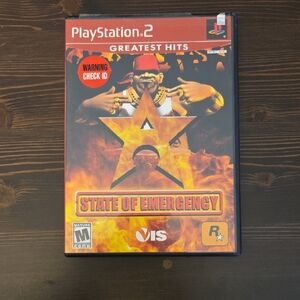 Sony PlayStation 2 State of Emergency - Red and Orange